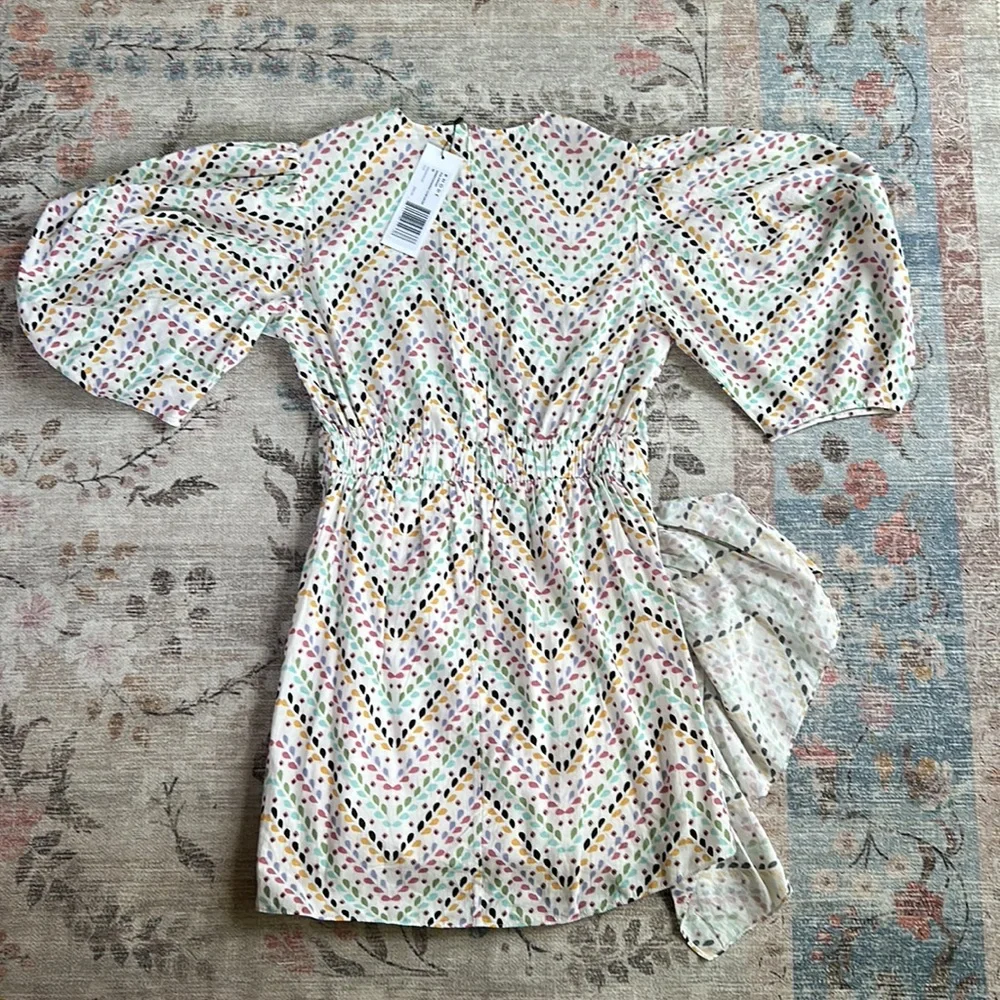 RHODE Multicolor Patterned Mini Dress - Picture 10 of 14